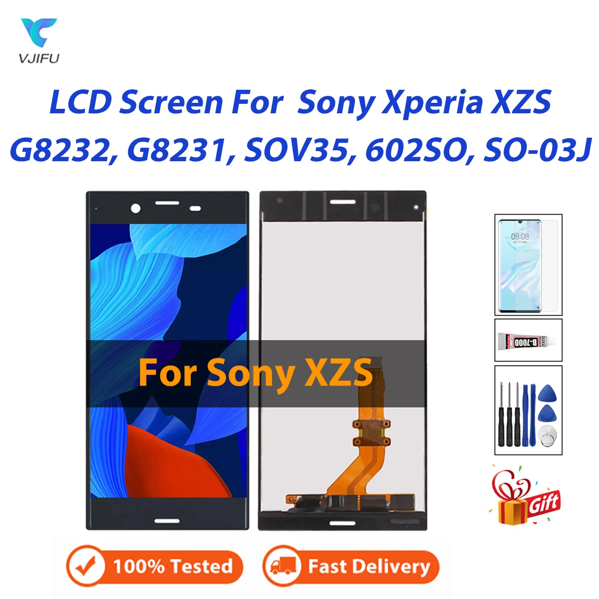 

LCD Display For Sony Xperia XZs Touch Screen G8232 G8231 SOV35 602SO Digitizer Assembly Replacement Repair Parts with Free Tools