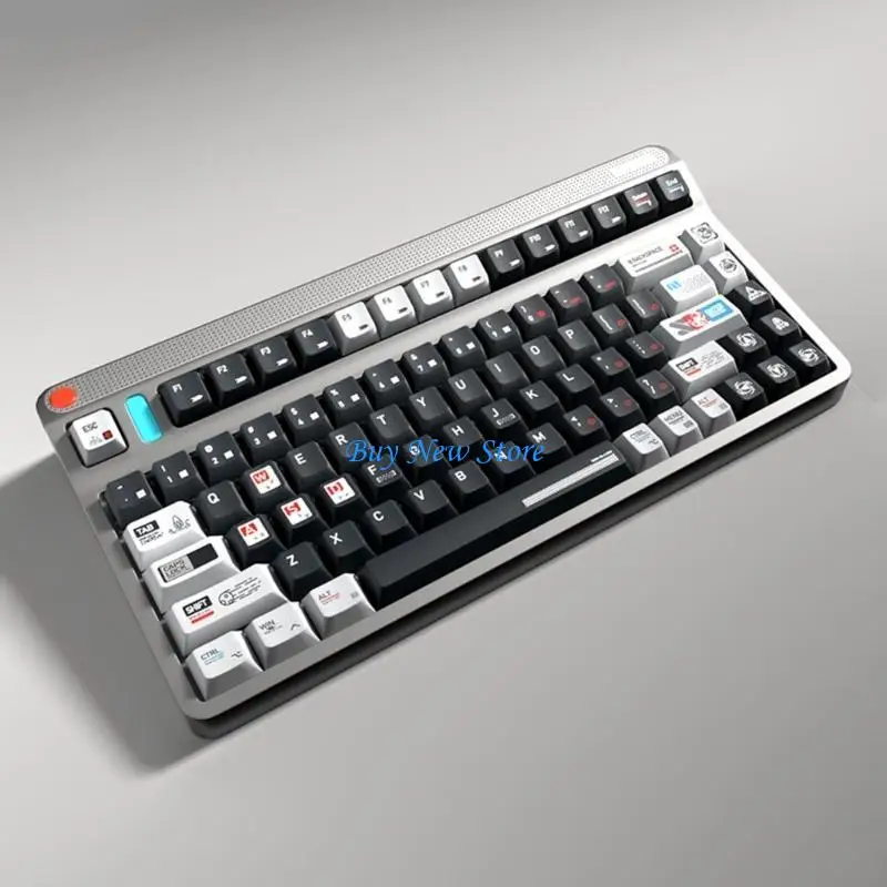 20CE 183Key Keycap Set يتميز ببرنامج Heat Sublimated Moon للوحة المفاتيح الميكانيكية #2