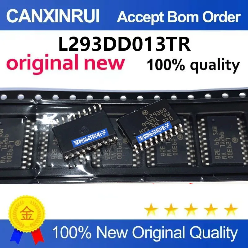 (5-100piece)Brand New L293DD L293DD013TR SMD SOP20 H-Bridge Driver IC