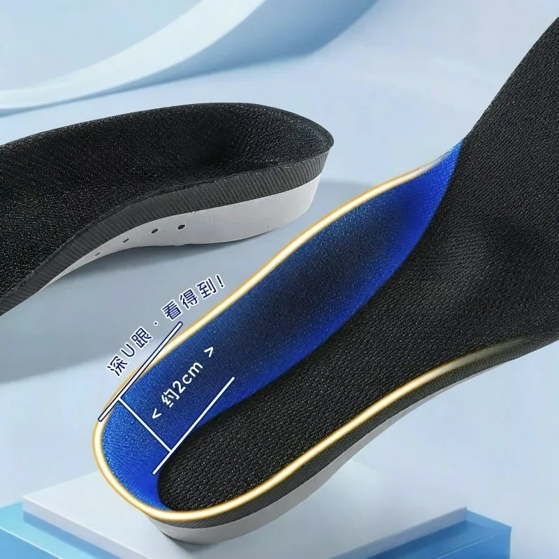 Plantar Fasciitis Orthotic Insoles for Women Men NEW Premium Gel 3D Arch Support Gel Comfort Shoe Insoles Shock-Absorbing Pads