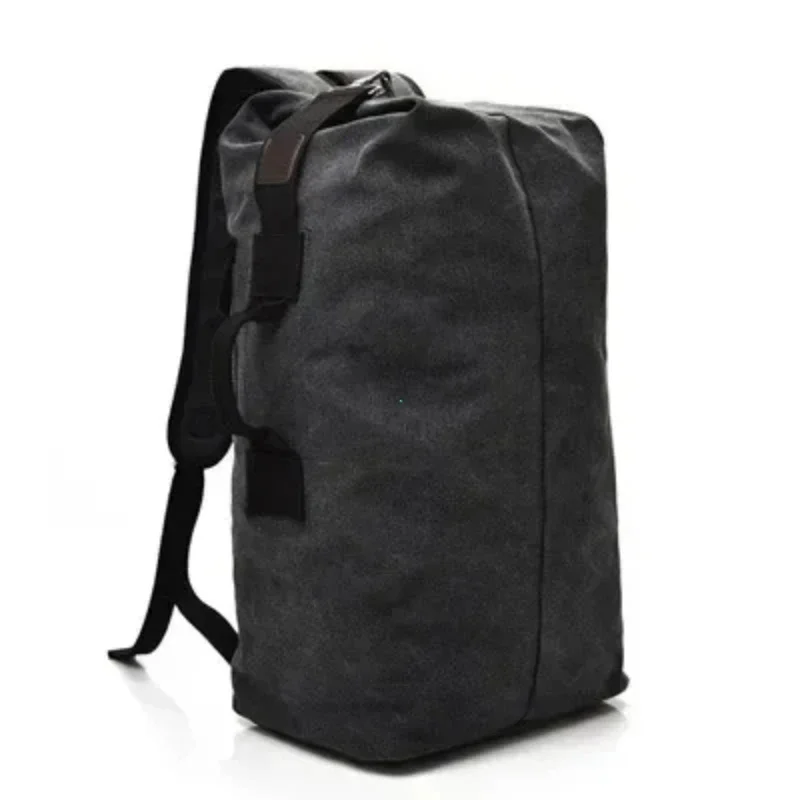 Large Capacity Travel Climbing Bag Backpack Women Bags Canvas Bucket Bag Shoulder Sports Bag Male