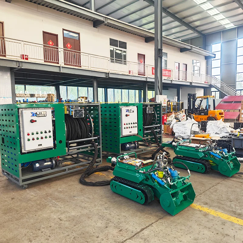 Port Desilting Robot Underwater Crawler Dredge Pump For Harbour Dock Sediment Sludge Removal Cleaning Customized