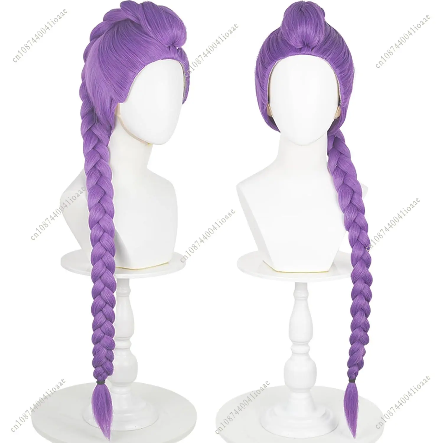 Película caliente Kpop niños niñas Cosplay peluca Mira Rumi Demon Hunters púrpura negro rojo pelo largo Halloween Cosplay pelo Anime peluca Accesorios