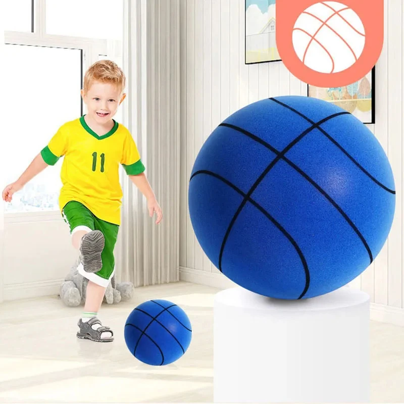 Silent Basketball Indoor Mute Pat Ball Silent Basketball 24cm No.3/5/7 Soft Foam Basketball For Kids Adult