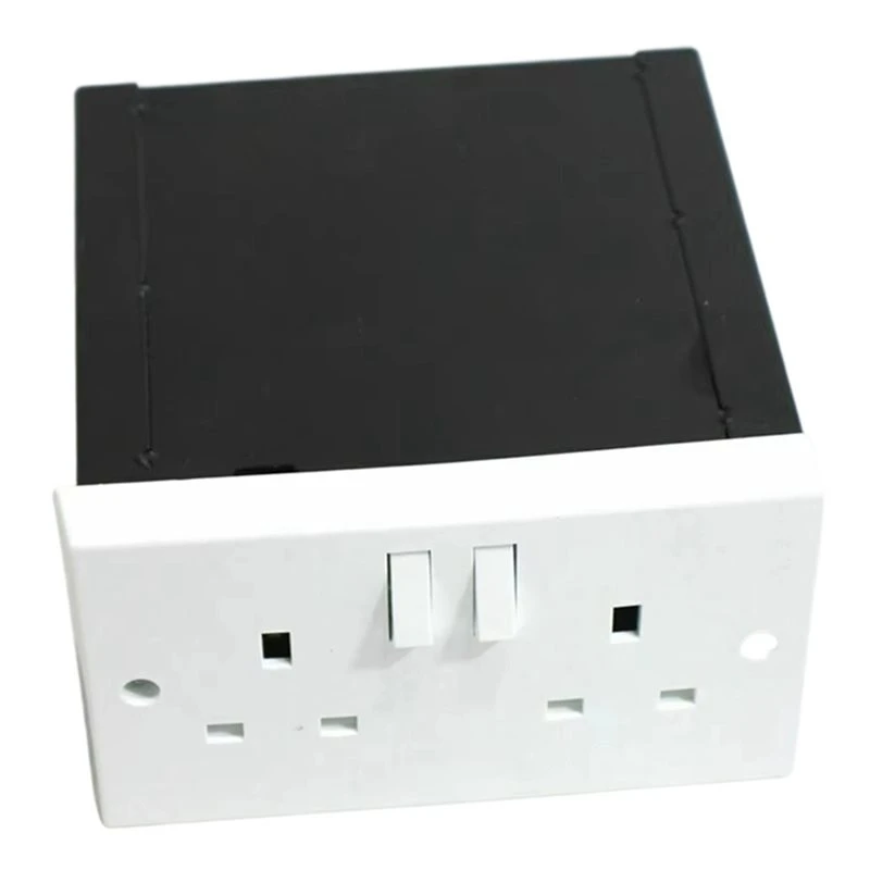 2026 New Double UK Plug Socket Imitation Wall Security Stash Box Secret Safe Hiding Covert Diversion New