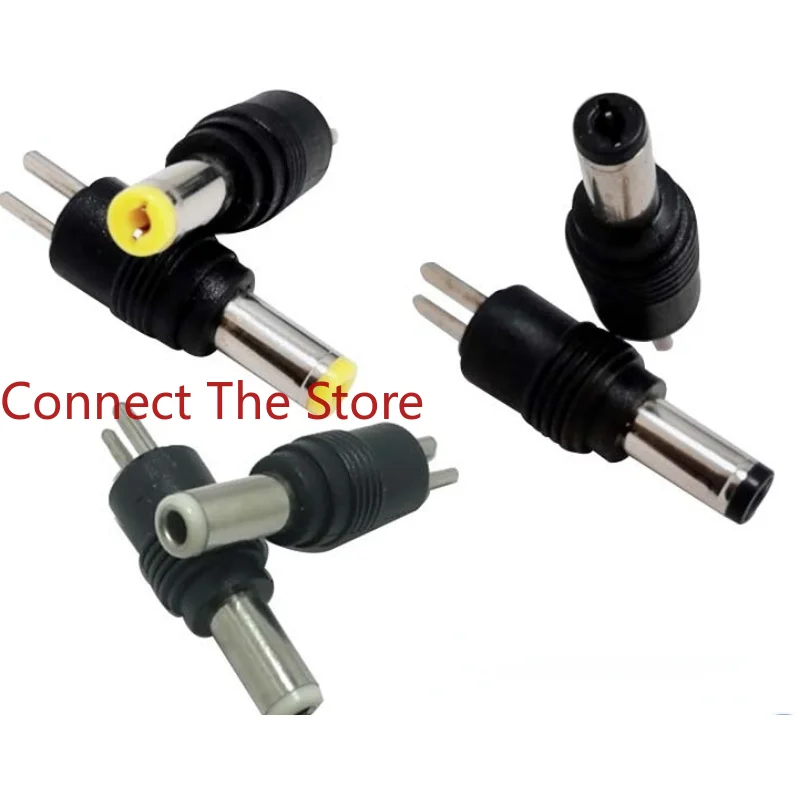 9PCS Preferential Power Adapter DC5525 Elbow  Tuning Fork Two-pin Plug    5.5 * 2.5 