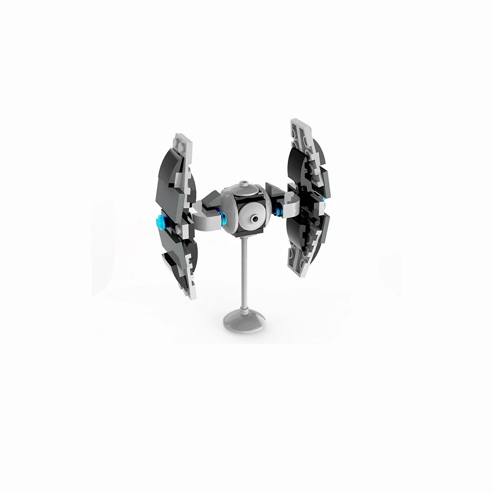 MOC سفينة الفضاء الخيال العلمي فيلم سلسلة اللبنات برج روبوت خزان المركبة الفضائية مدفع سلاح نموذج تجميع الطوب اللعب #6