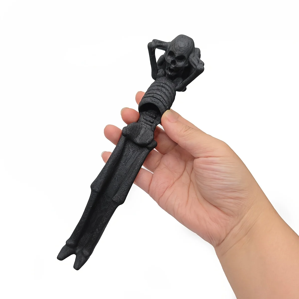 1pc Plastic Skull Holding Its Head Shape Creative-Design Burner, Home Fragrance Decor That Helps Regulate Mood
