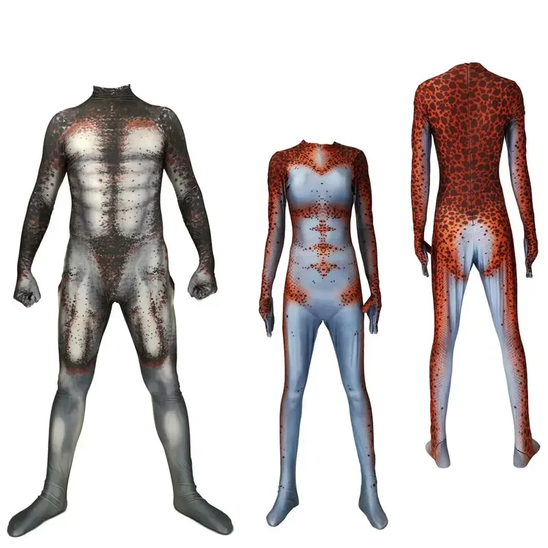 Cosaim Adults Kids The Predator Cosplay Costumes 3D Print Movie Male Female Predator Bodysuits Halloween Zentai Jumpsuit Suit