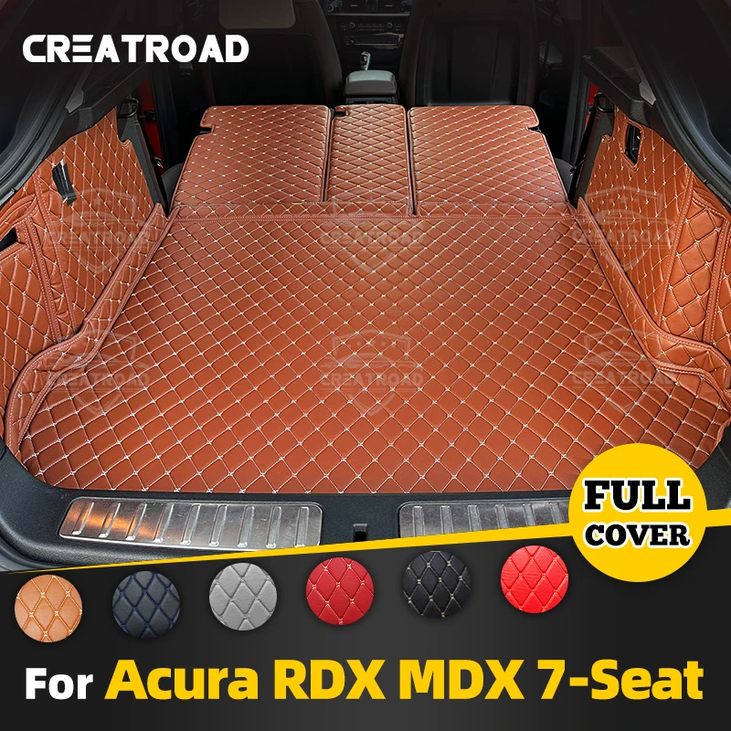 

For Acura RDX 2010-2020 MDX 7-Seat 2007-2013 Auto Full Coverage Trunk Mat Car Protective Pad Cargo Liner Interior Accessories