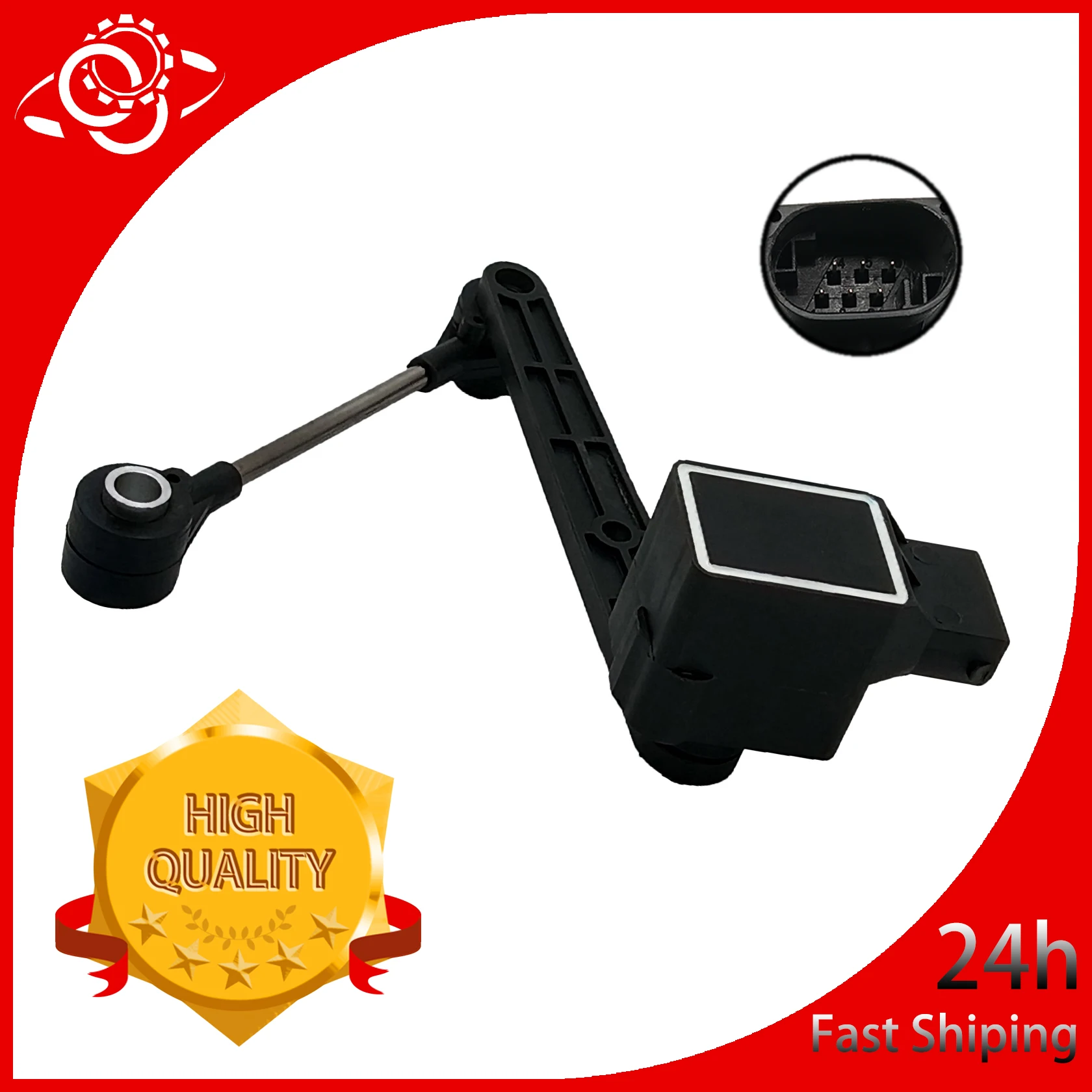 Brand New Rear Air Suspension Height Sensor RQH100030 Compatible With Land Rover Discovery 4.0L 4.6L 1999-2004 1H2Z3C097AA