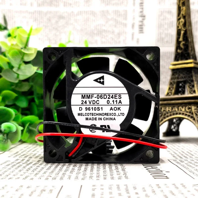 New Fan CA1027H10 MMF-06D24ES 6025 24V 0.10A Inverter Cooling Fan CPU Radiator