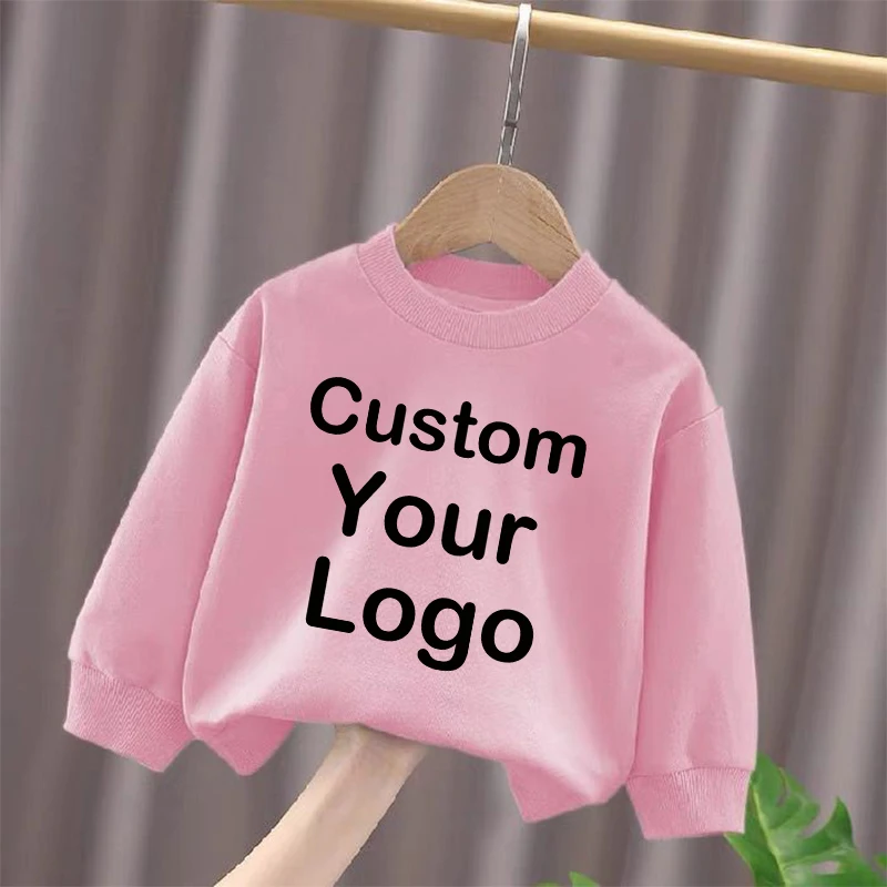 Autumn Winter Parent-child Clothing Sweatshirt Print Pullover for Man and Women Child Round Collar Shirts