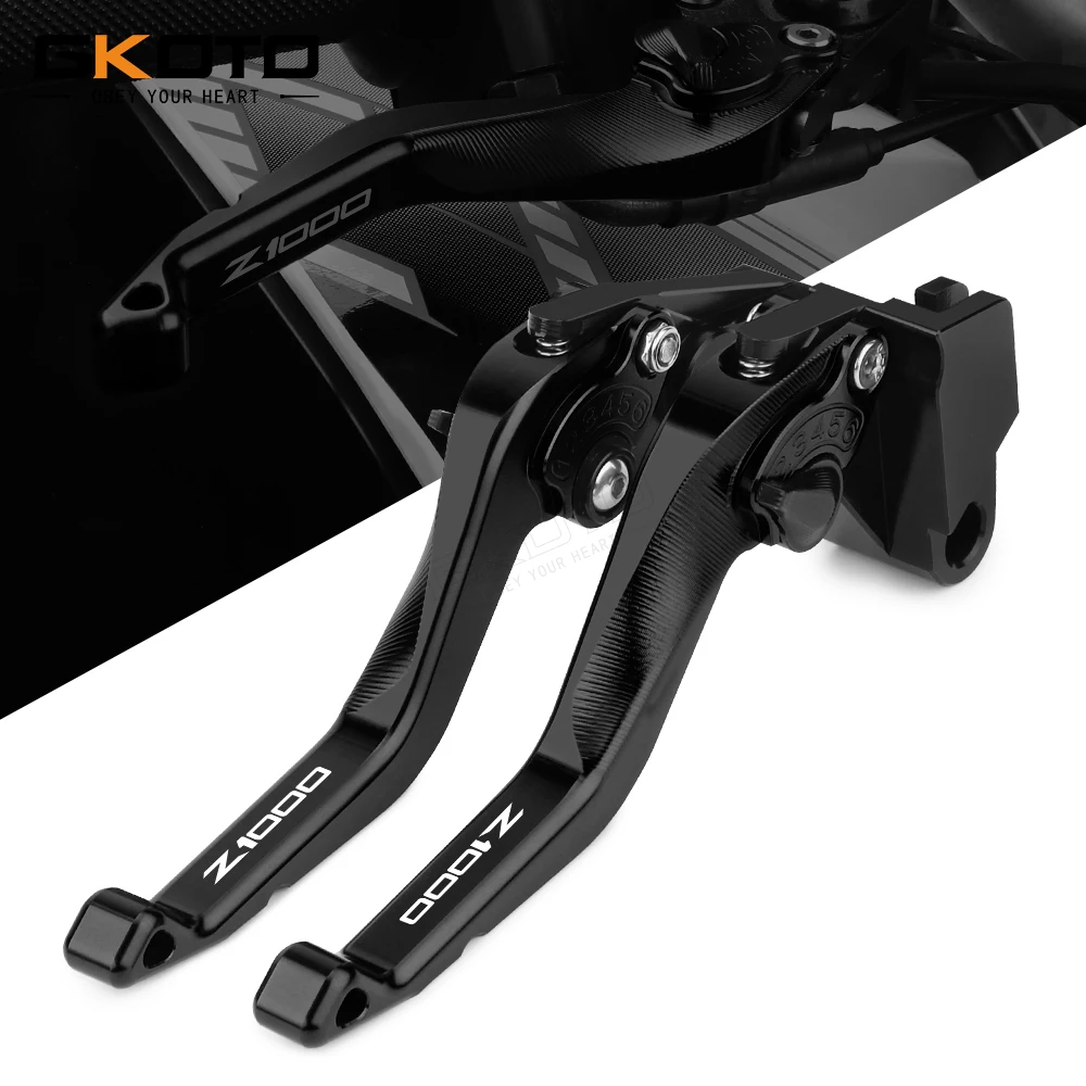 For KAWASAKI Z 1000 Z1000 2007- 2016 2015 2014 2013 2012 CNC Motorcycle Adjustable Handlebar Short Clutch Brake Levers