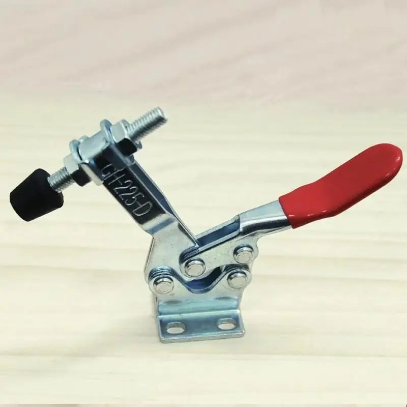 GH-225-D Heavy Duty Toggle Clamp 227kg Holding Capacity Quick Release Horizontal Clamp for Welding Jig Assembly Use