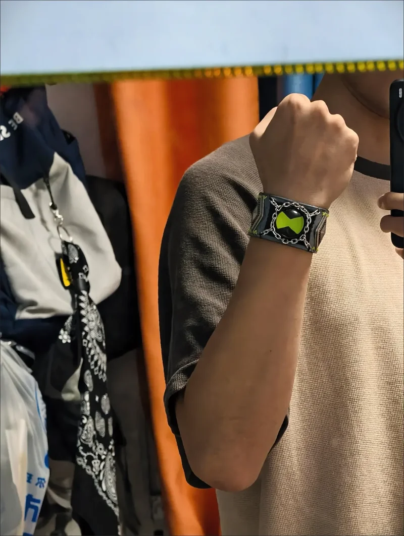 Omnitrix Ben10 للجنسين قابل للتعديل سوار معصم من السيليكون اليدوية الشرير العصرية أنيمي بطل بن تينيسون تأثيري الألعاب التبعي