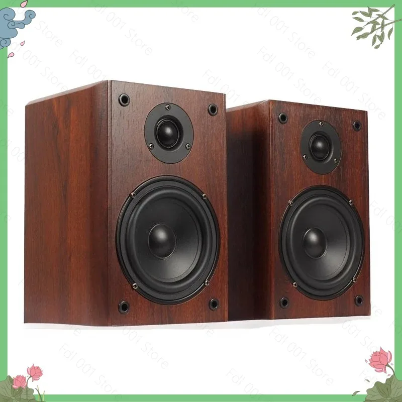 New 100W 5 Inch Bookshelf Speakers Monitor Passive Fever Hifi Center Surround High Fidelity Audio Music Sound Amplifiers Speaker