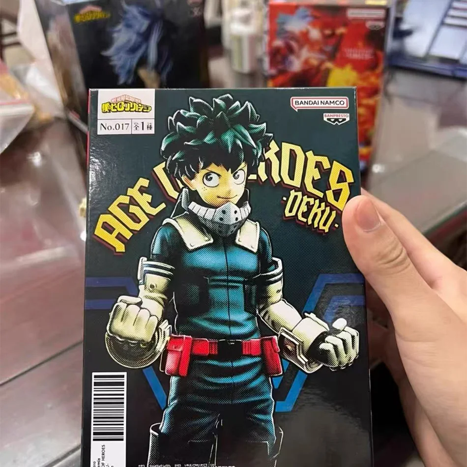 17cm Bandai Boku No Hero Academia Deku Bakugo 2-teiliges Figurenset Hochdetaillierte Anime-Statue Desktop-Dekoration Geschenk