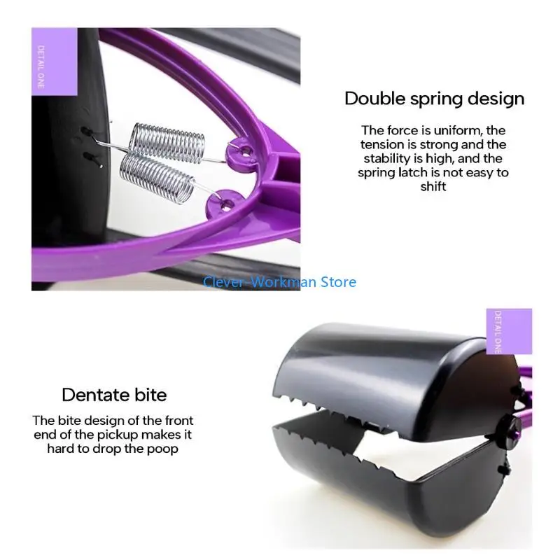 

24TD Dogs Pooper Scooper for Pet Owners Dog Poop Scooper Puppy Supplies