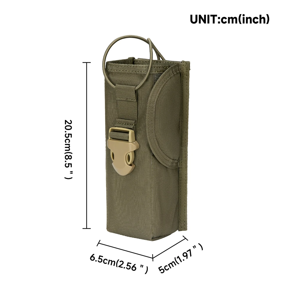 Tactical Molle Radio Walkie Talkie Pouch for PRC148/152 Waist Bag Holder Pocket Portable Interphone Holster Carry Bag