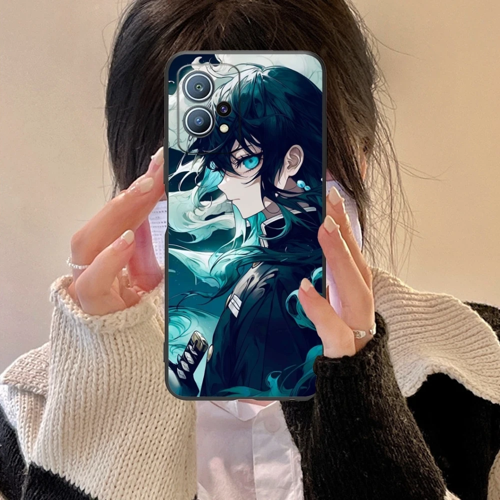 เคสโทรศัพท์มือถือลาย Demon Slayer muichiro สำหรับ Huawei P60 P50 P40 P30 P20 P10 P9 P8 Pro Lite PLUS กรอบโทรศัพท์เนื้อนิ่มสีดำ