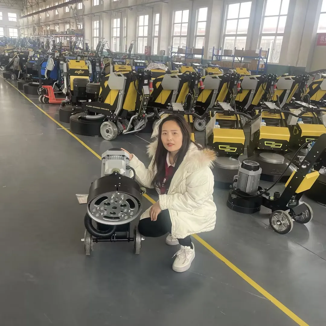 

High Operating Efficiency 220V 380V Concrete Floor Grinders for Sale Concrete Floor Grinder with Vacuum Floor Polishing