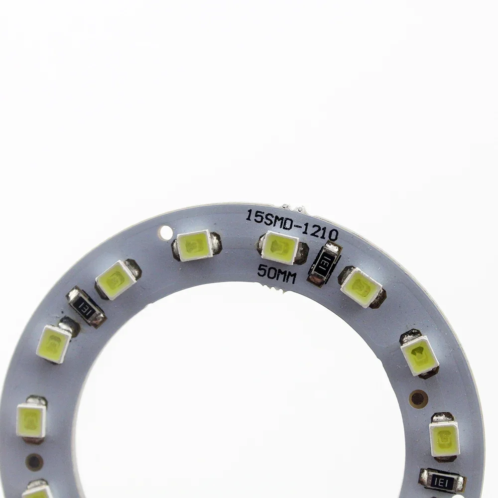 YM E-Bright!! 2Pcs(1pair) Angel Eye 1210 40MM 50MM 60MM 70MM 80MM 90MM 100MM 110MM 120MM 130MM Headlight Halo Ring 12V For Cars