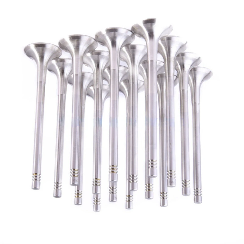 16pc Intake & Exhaust Valves Replacement 1.4t Cav Cth Cnw Bmy Ctk Ea111 For Vw Audi Engine Repair Kit Car Accessories Parts