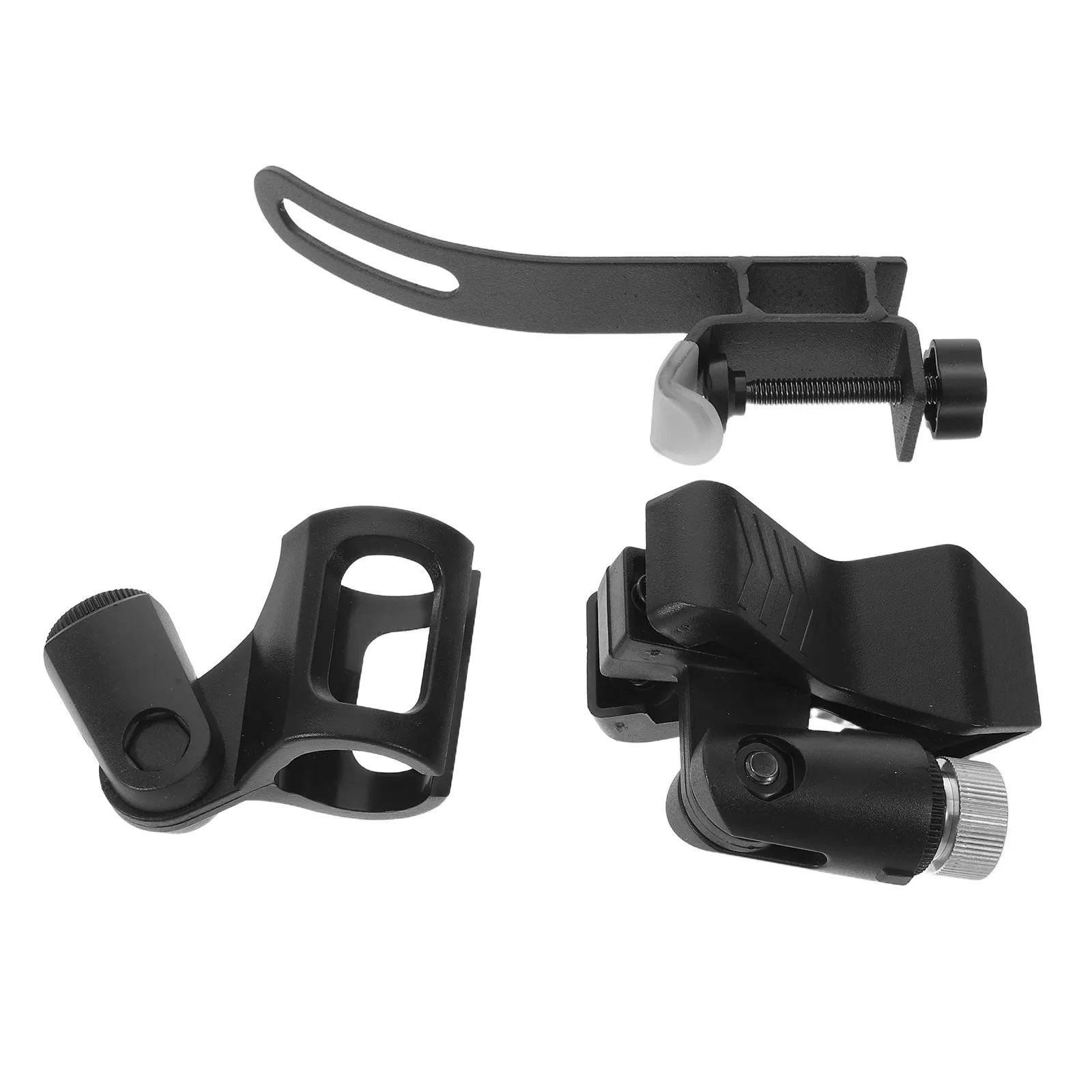 

1Set Sax Mic Clip Holder High Strength Microphone Mount Clamp for Saxophone Protects Finish Versatile Adjustable Mic Stand
