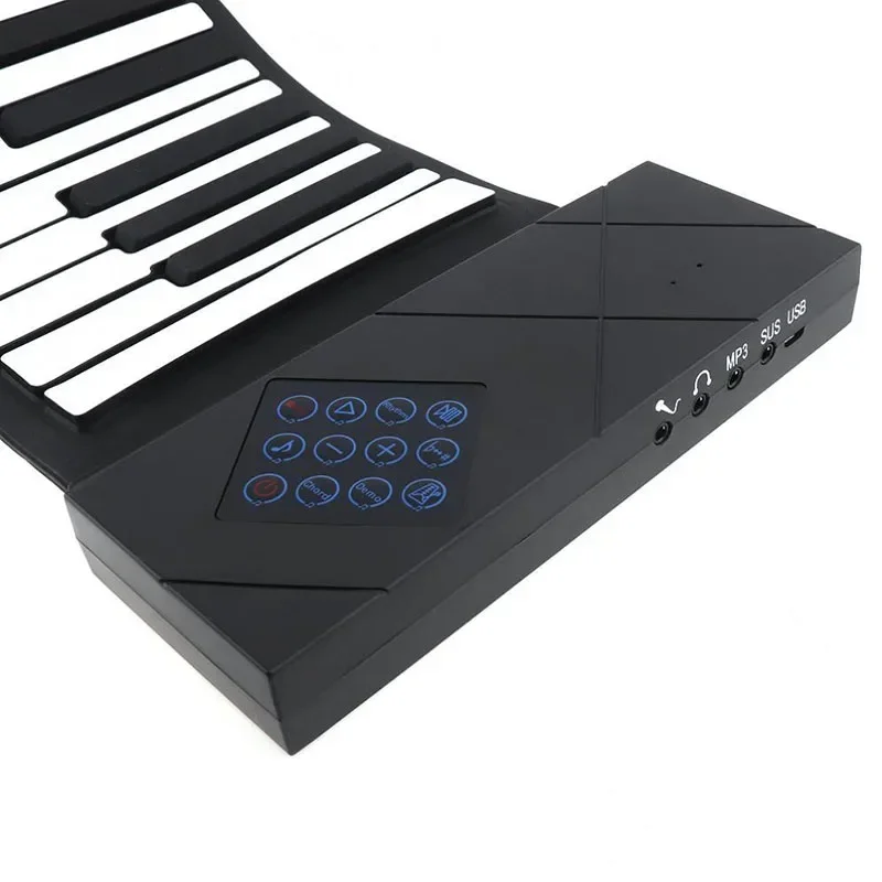 Flexible Children's Folding Piano Keyboard Portable Piano Flexible 88 Keys Midi Professional Elektroniset Urut Musical Keyboard