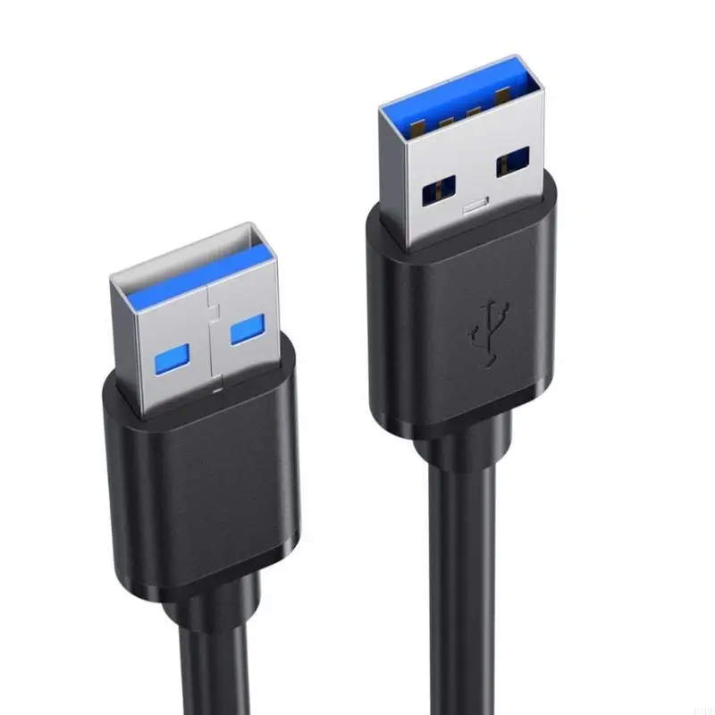 E1PF USB3.0 Male to Male Cable USB to USB Cable for Various Devices Plugs and Play