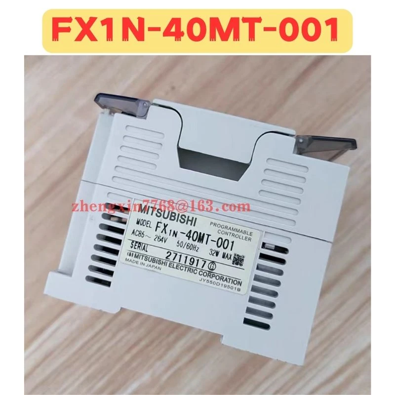 Second-hand FX1N-40MT-001 FX1N 40MT 001 PLC Controller Normal Function Tested OK