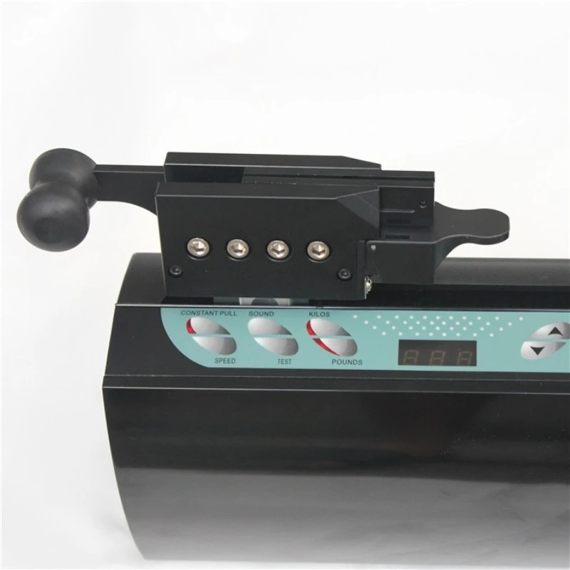 Badminton racket pulling machine, threading machine, computer pulling head