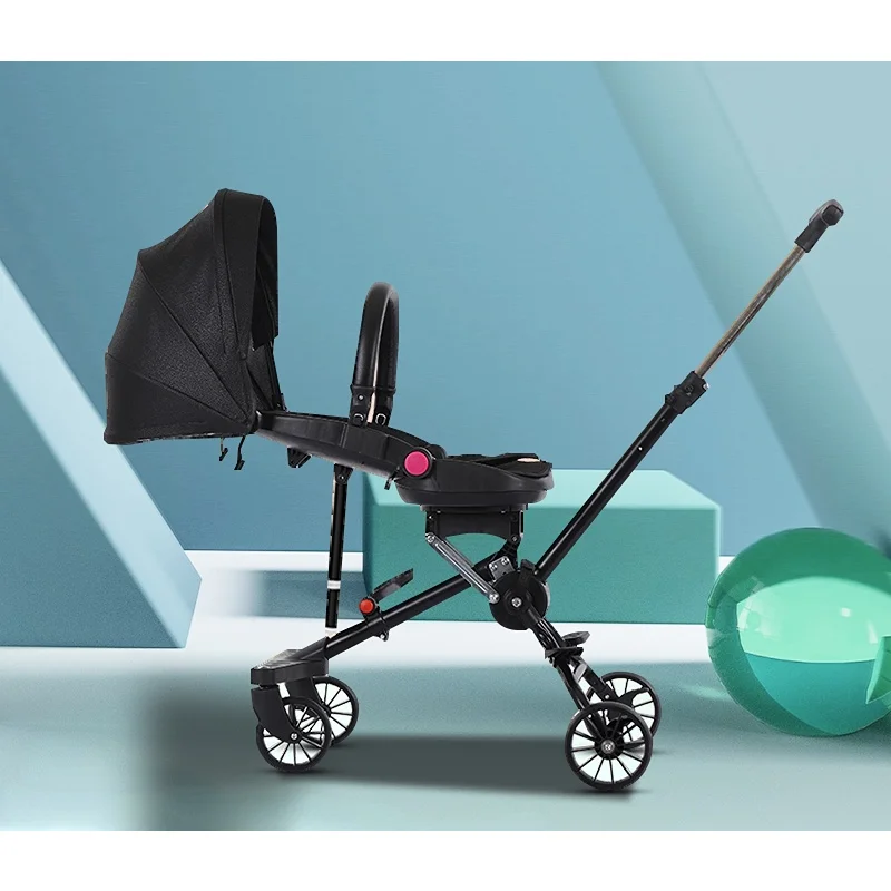 Children walk baby artifact baby stroller baby can sit, lie down, sleep baby can fold light child wheelbarrow