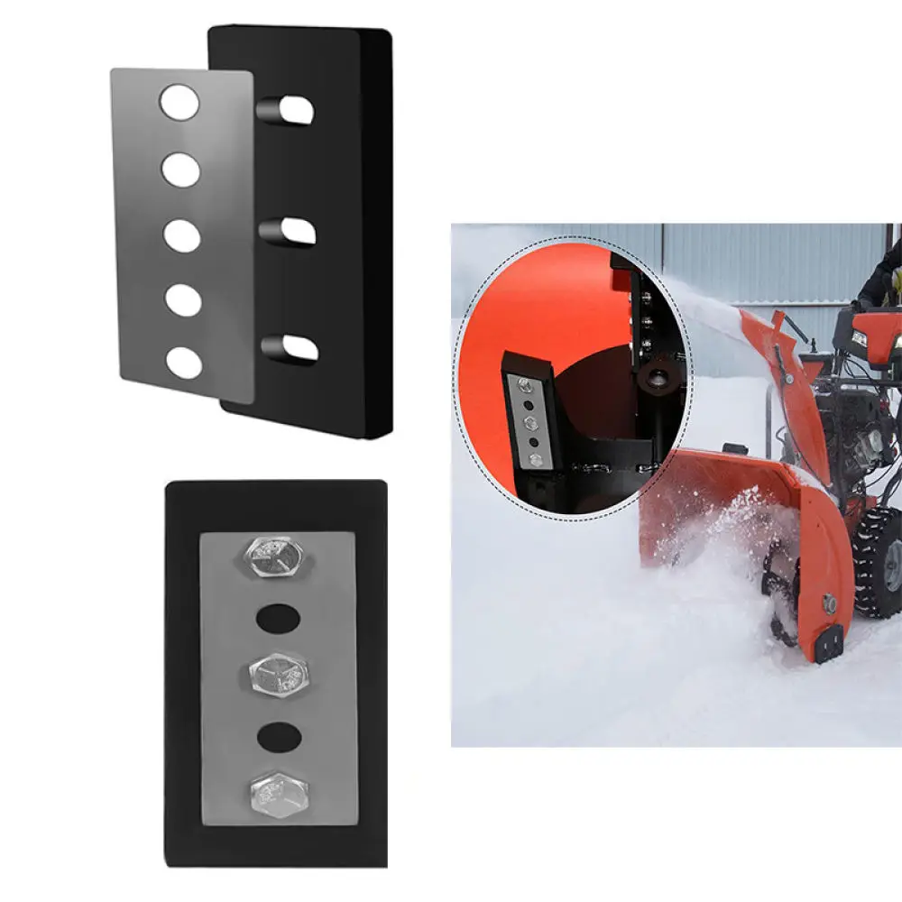 Snow Blower Repair Kit Impeller Replacement Blades Steel Rubber Accessories For Winter Outdoor Garden Machine Upgrades
