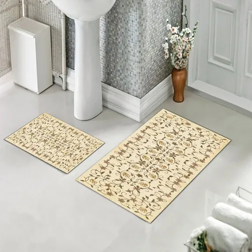 Halıforum Bath Mat Dual Toilet Seat Pad Non-Slip Bottom Bhs-197