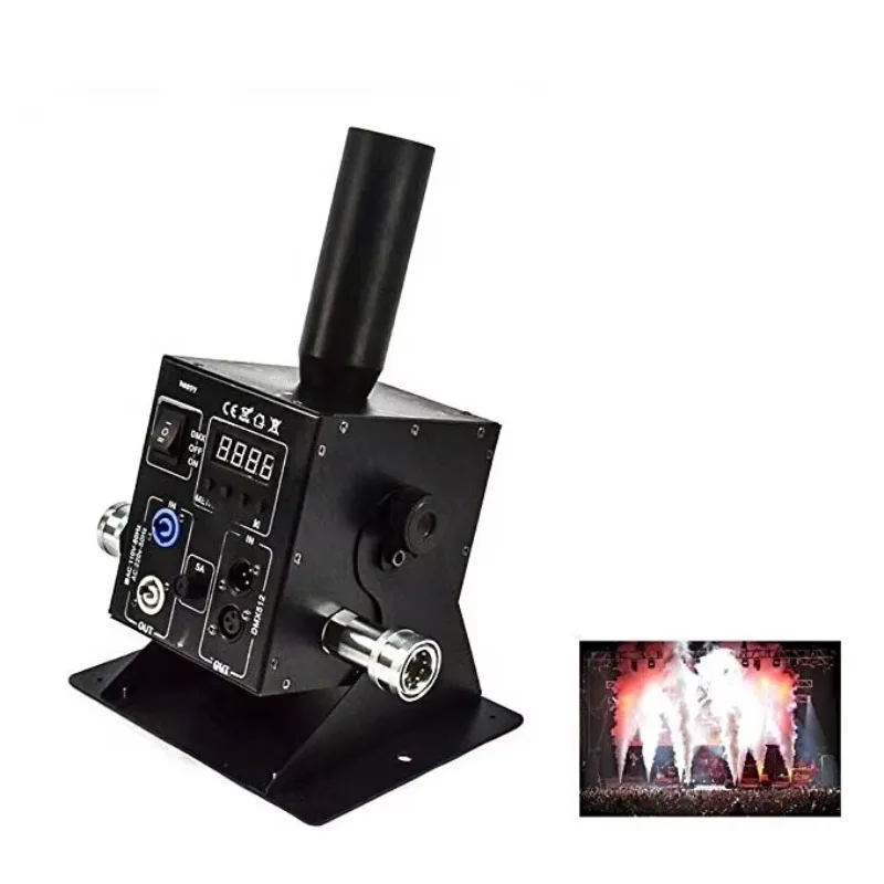 

DMX LED Cryo Smoke CO2 Jet Machine Metal Cannon Fog Effect For DJ Stage Show Night Club Party Special Effect Equipment