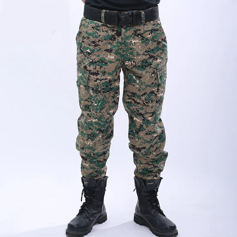 Outdoor CS Expansion Camouflage Pants Training Tactical Pants Multi-Functional Combat Frog Pants Casual Training Pants