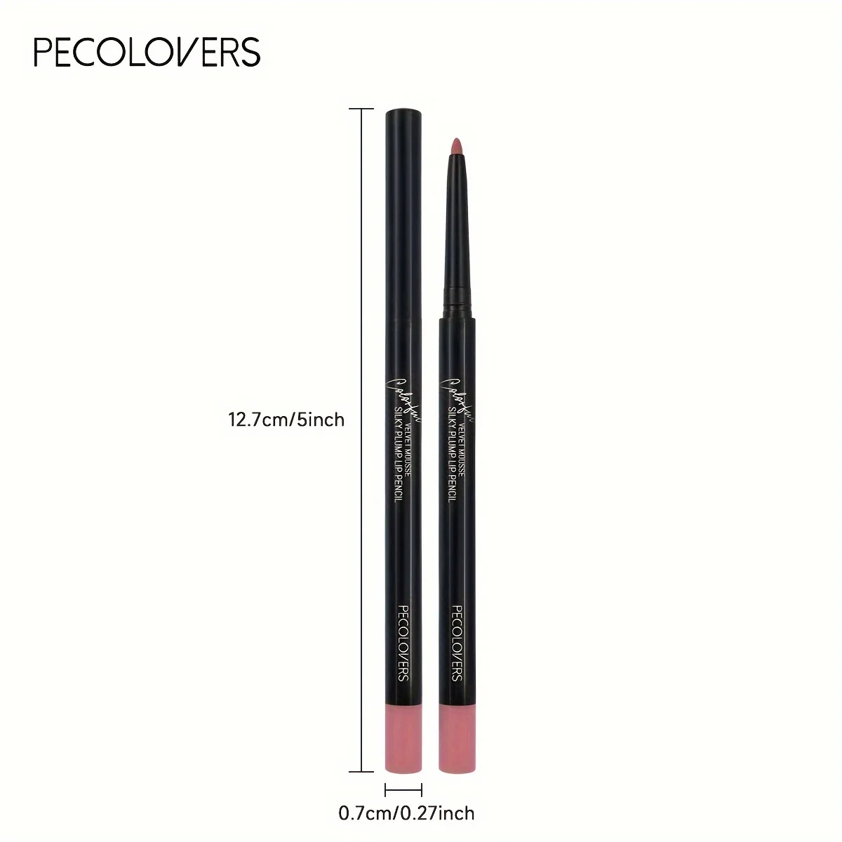 1PC Nude Brown Lip Liner Pencil 12 Color Red Contour Tint Labial Makeup Waterproof Matte Lipstick Pen Lip Contouring Cosmetic