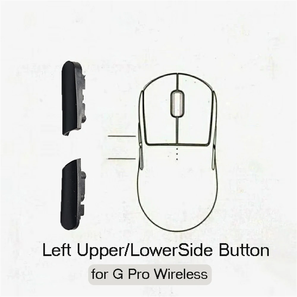 Left Up/down Mouse Side Button Key Button Replacement for Logitech G Pro Wireless Gaming Mouse Accessory