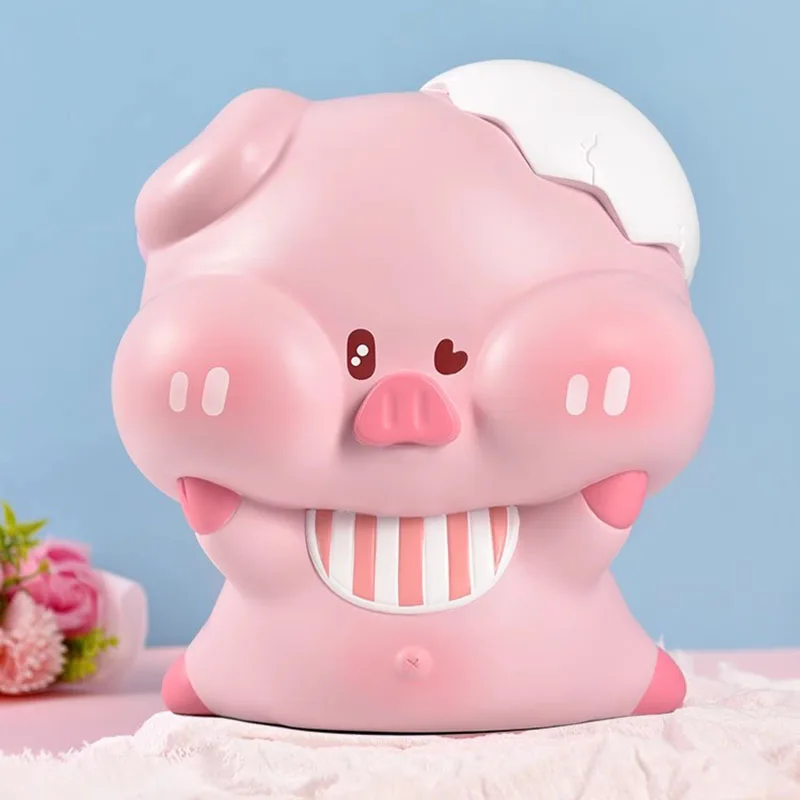 Creative Egg Shell Piggy Bank Novelty Cartoon Money Box Unique Desktop Entryway Decor for Living Room Home Decoration Men Women