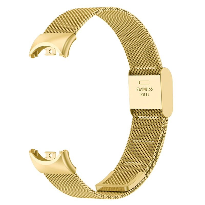 RVS Metal Bandje voor Xiaomi Mi band 10 9 8 Metalen Armband voor Xiaomi Smart Band 8 9 10 Polsband Accessoires