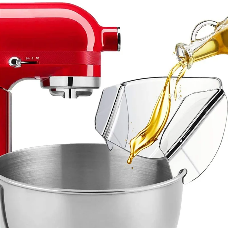 B47B-Cooking Machine Baffle Kitchen Replacement Accessories Oil Powder Splash Universal Pouring Shield