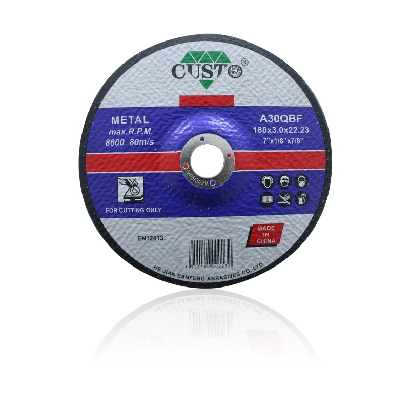 

【From China】T42 Silicon Carbide Grinding Wheels 7 Inch Resin Bonded Disc Fiber Reinforced Flap Cutting Disc for Stainless Steel