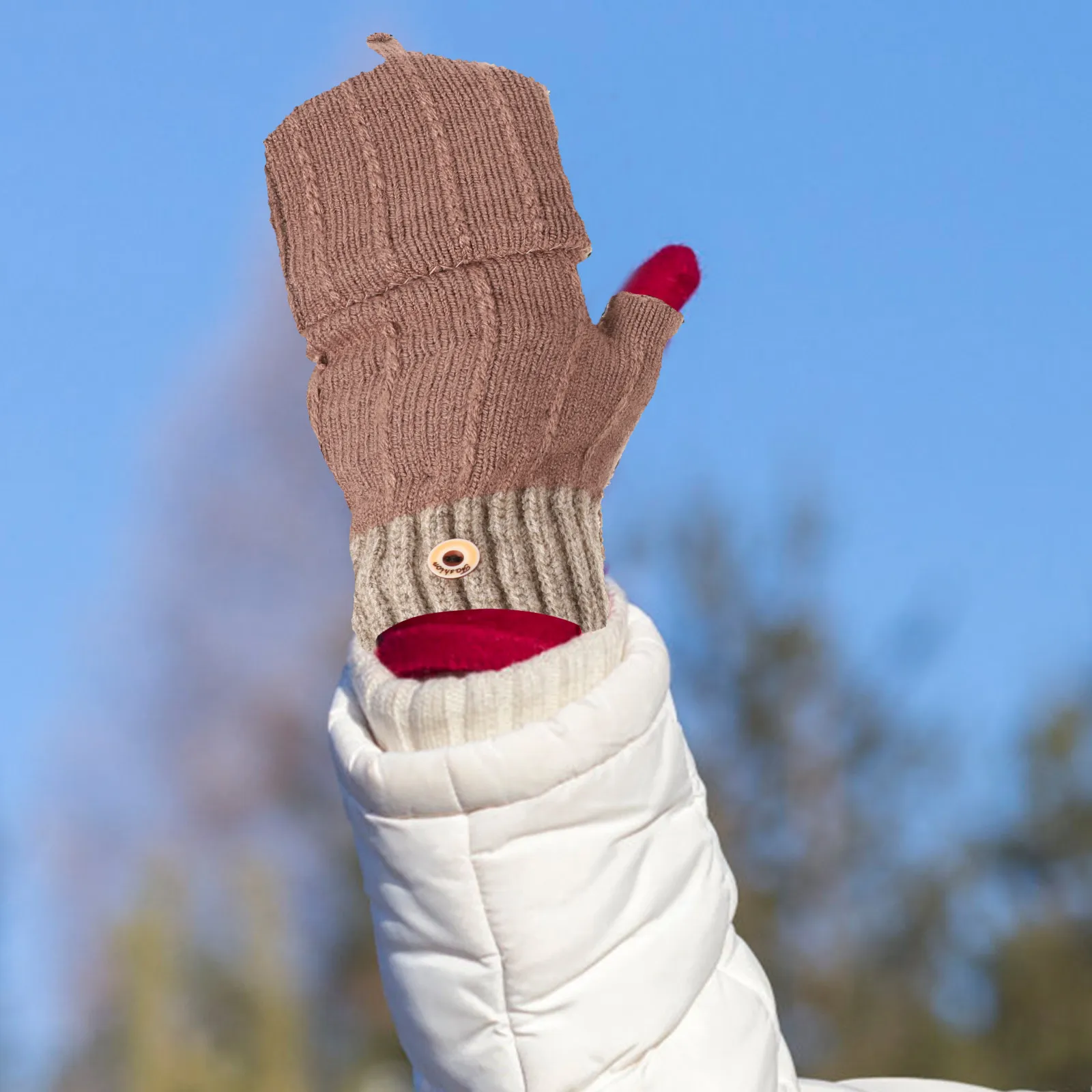 Heated Winter Gloves Electric USB Rechargeable Touchscreen Friendly for Cold Weather Outdoor Activities