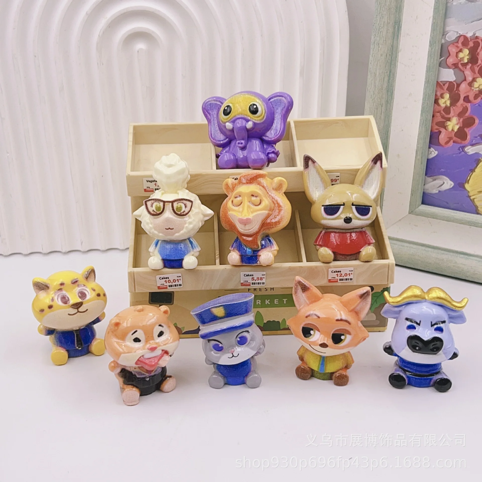 Zootopia Cartoon Niedlichkeiten Ornamente Accessoires