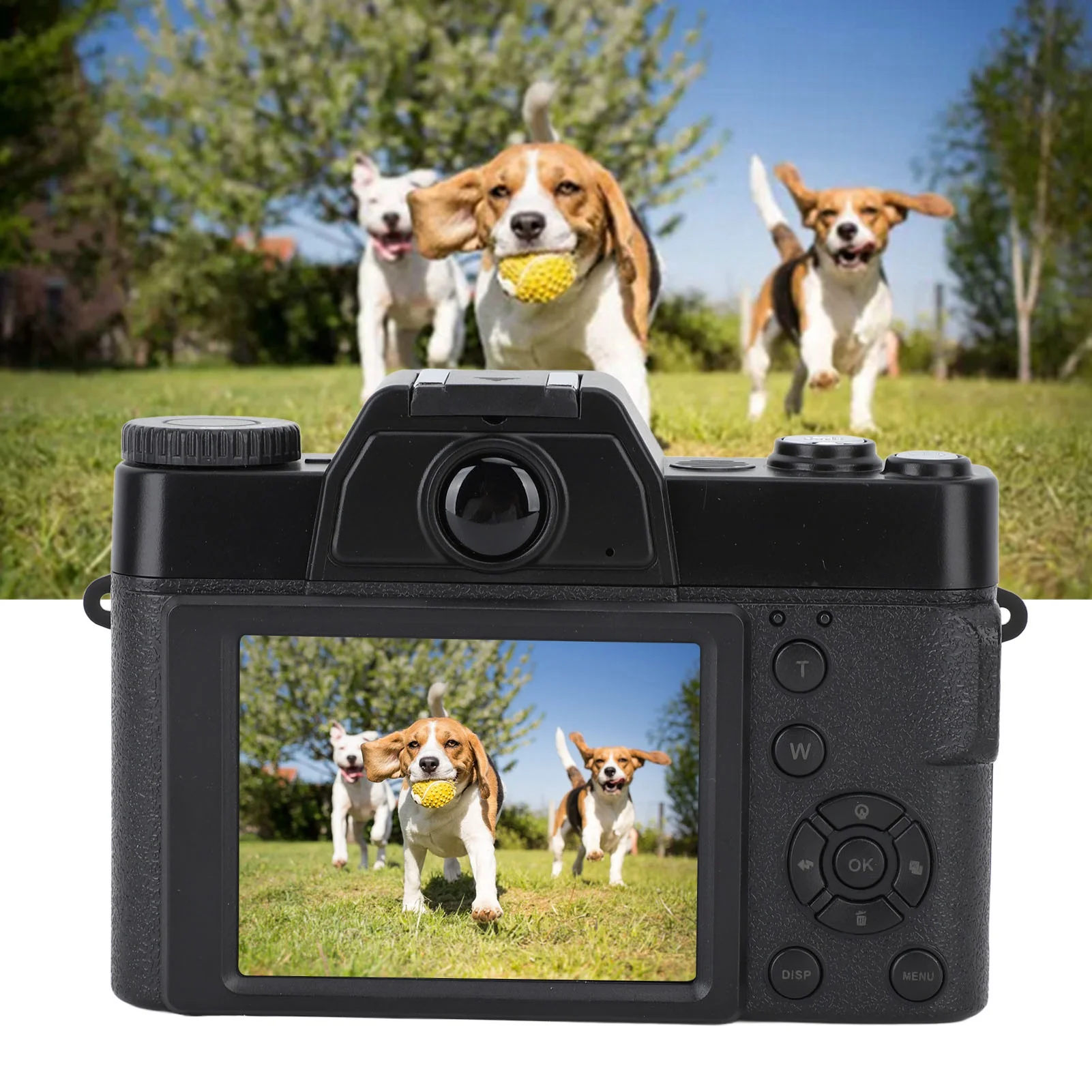 

Компактная камера, цифровая камера 4K, функция веб-камеры, заполняющий свет, антивибрационный экран 3,0 дюйма с креплением для холодной башмака для фотографии