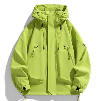 Windbreakers Men Hooded Jacket Zipper Coat Cargo Waterproof Black Bomber Camping Loose Thin Softshell Hooded Hiking Jacket 2 Windbreakers Men Hooded Jacket Zipper Coat Cargo Waterproof Black Bomber Camping Loose Thin Softshell Hooded Hiking Jacket 2