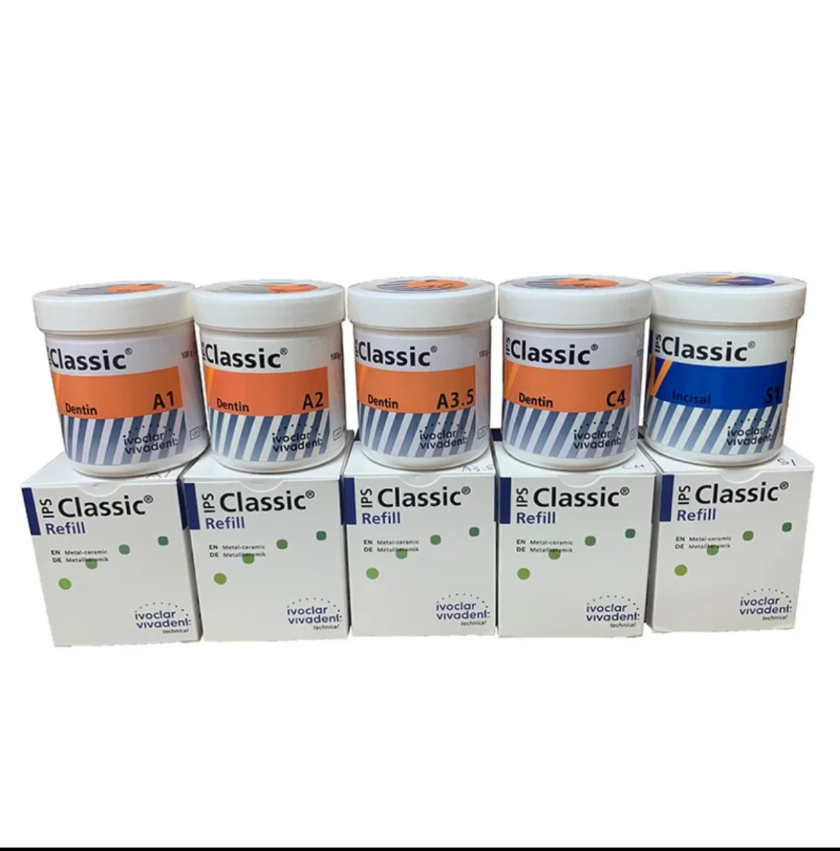 100g/Bottle Dental Metal Porcelain Ceramics Powder Ivoclar IPS Classic V Dental Lab Material