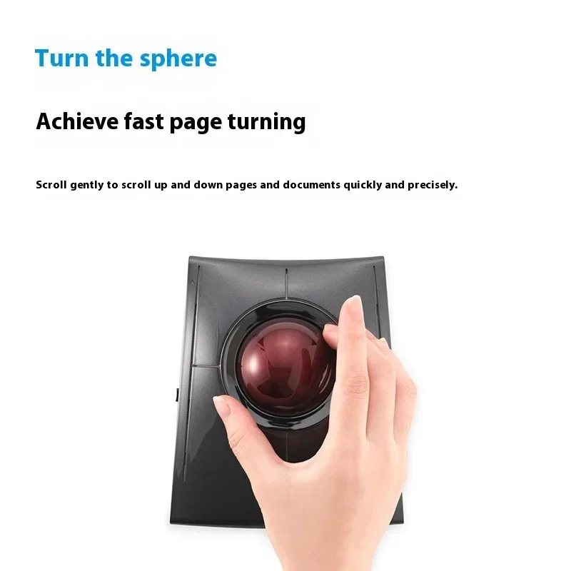 رائجة البيع كينسينغتون سليم بليد برو ماوس كرة التتبع ماوس لاسلكي ثلاثي الوضع بلوتوث قابلة للشحن لأجهزة الكمبيوتر المحمول المكتبية AutoCAD Graphi #1